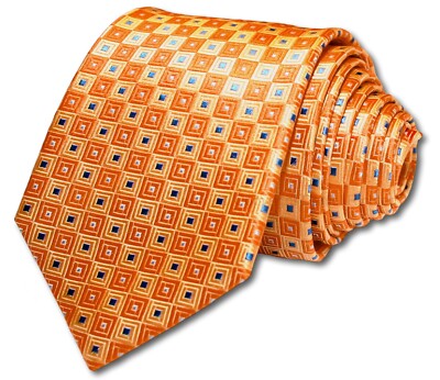 Spanische Designer Krawatte Luca di Gonzales Orange