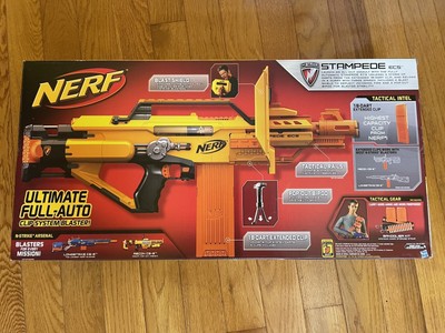 NEW NERF N-Strike Stampede ECS Ultimate Full-Auto Clip System Dart Blaster