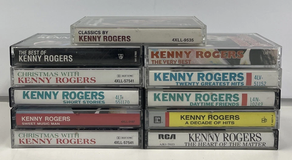 Huge lot of 22 kenny rogers cassette Tapes! - Image 4 of 4