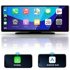 Pantalla Inalambrica 10.3" Para Automovil Coche Con Apple Carplay y Android Auto