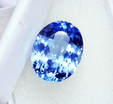 GIE Certified 2.95 Ct Natural Flawless Blue Sapphire Oval Best Loose Gemstone
