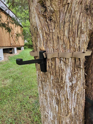 Bow Hanger for Tethrd HYS and Straight Tree Strap - Saddle Hunting - Black