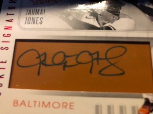 Autógrafo Jahmai Jones de Absolute Rookie Signatures 2021 #48/99 Orioles - Imagen 3 de 3