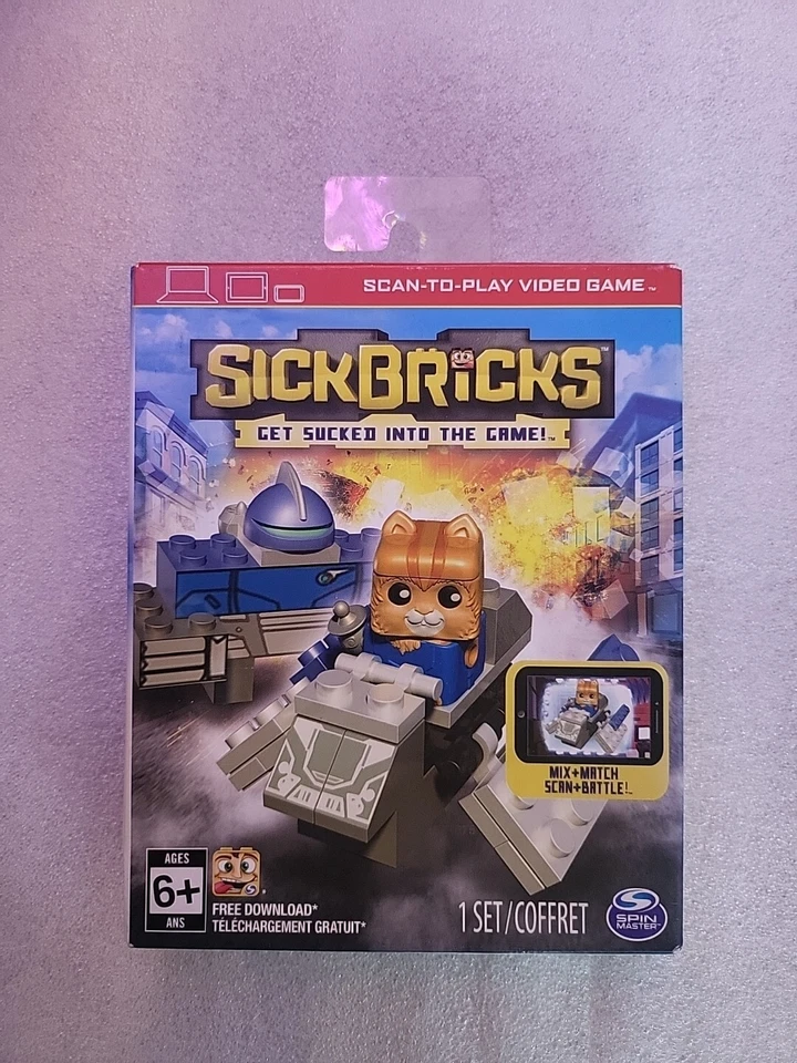 Bot Spin Master SickBricks Bucky Blastoff vs. Berserker Foto 2 de 4