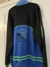 Infamous Black Sheep Brand Mens Jacket Zip Up Color Block Retro NWT XXXL