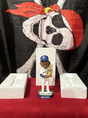 EURY PEREZ Pensacola Blue Wahoos 2023 SGA Miami Marlins AA MiLB BOBBLEHEAD *NEW*