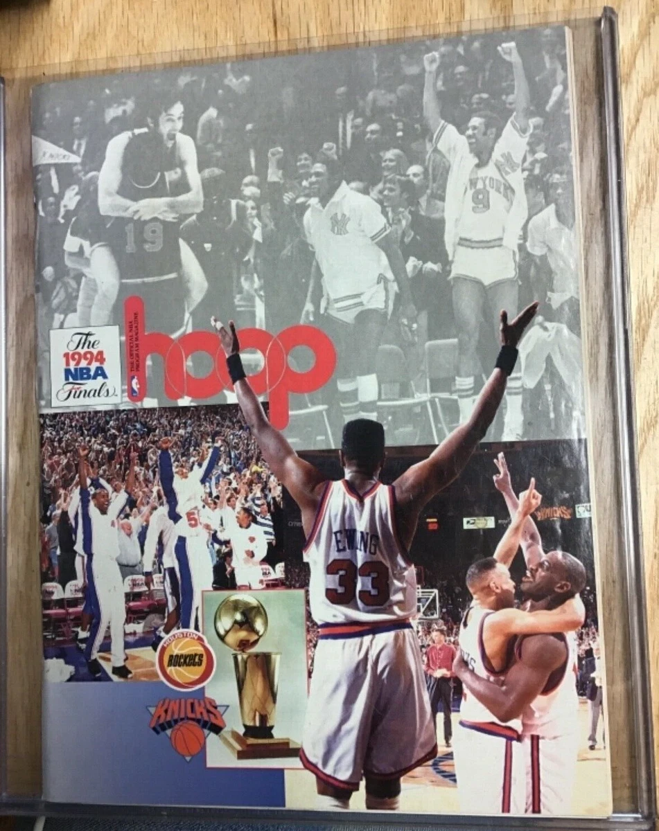 1994 New York Knicks Hoop Program Magazine NBA Finals Edition v Houston