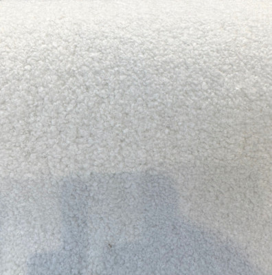 Wooly Poodle Boucle Upholstery White Fabric By The Yard