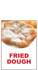 RESTAURANT FRIED DOUGH Laminated Vinyl Decal Sticker Label