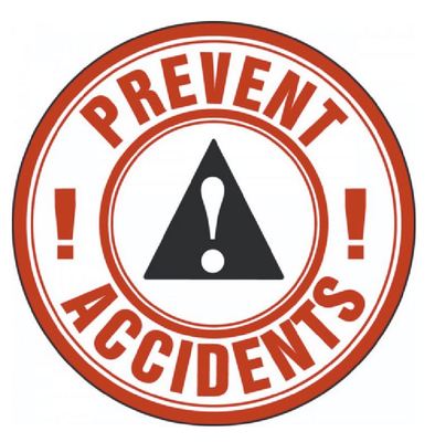 Prevent Accidents Hard Hat Decal Hardhat Sticker Helmet Label H161