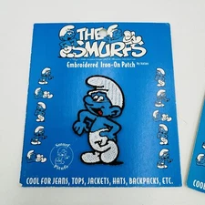 The Smurfs By Kalan Classic Cartoon Embroidered Iron On Patch Peyo 2000