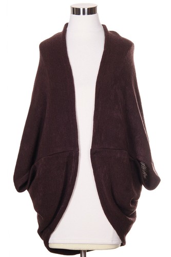 Do Everything in Love Women's Warm Knitted Solid Easy to Cover Up Wrap Kimono - Picture 4 of 8