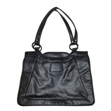 Elegant Black Leather Handbag