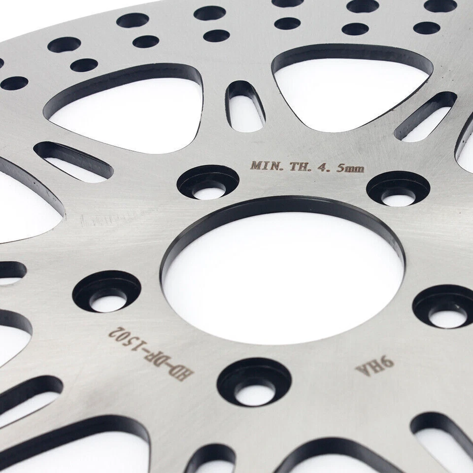 Rotores de freno delanteros traseros de 11,5" con pernos para Harley Heritage Softail Fat Boy 00-14 Foto 3 de 4