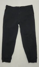 Amazon Essentials Black Straight-Fit Chino Jogger Pant Elastic Ankle Men Size XL