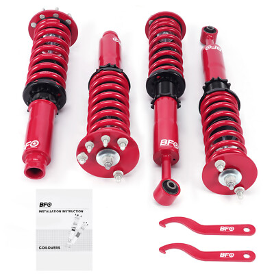 BFO Full Coilovers Shocks For Honda Accord 98-02 Acura TL 99-03 Adj Height