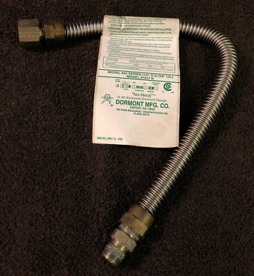 DORMONT MFG MODEL #20 & #1637 N 1/2'' O.D. 3/8'' I.D. 16'' Long  2 Stage Furnace