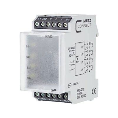 Metz Connect 110656 D-A Converter 24V AC/DC LED Indicators Screw Terminals