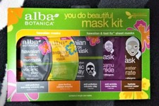 Alba Botanical 5pc. assorted facial sheet mask kit (NIB)