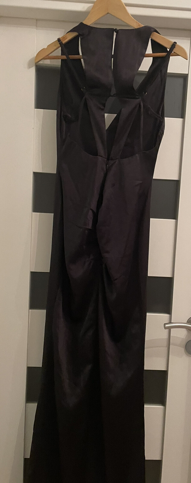 Christmas Party Black Heavy Satin CLUB L LONDON DRESS SIZE 6 RRP £85 eBay