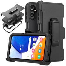 For Samsung Galaxy A14 5G Case Heavy Duty Shockproof Rugged Hard Cover Belt Clip