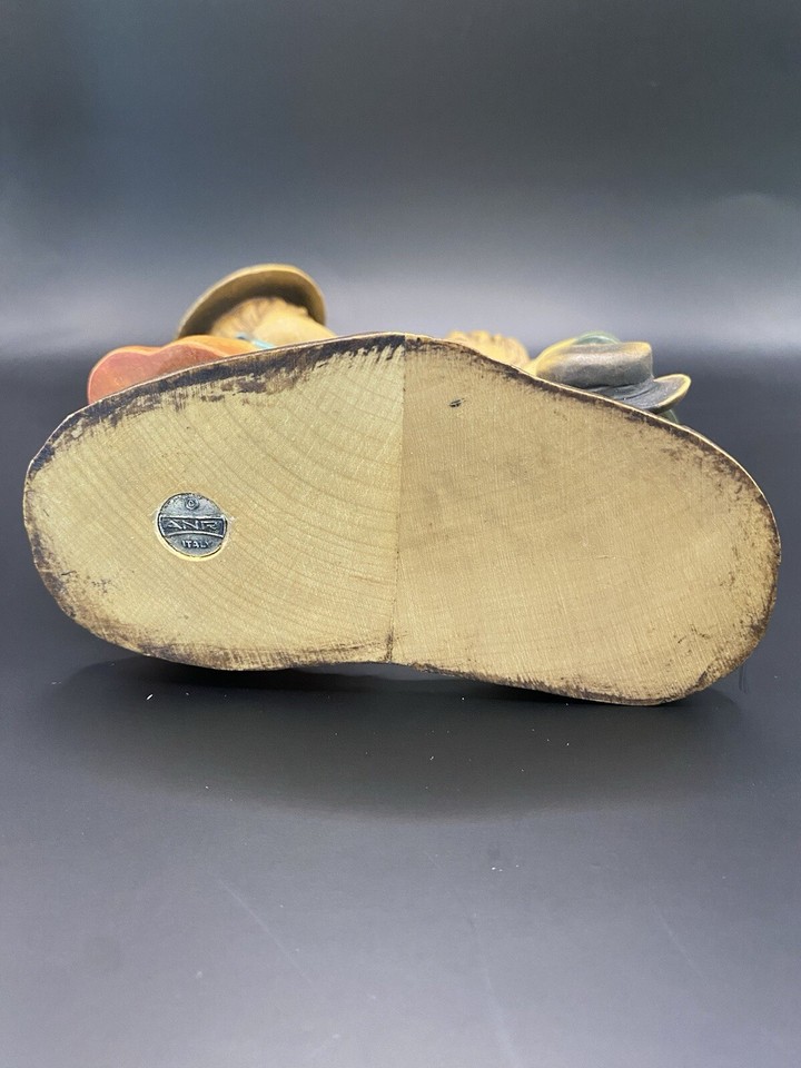 Vintage Anri Woodcarved figurine Ferrandiz 6.5” Courting Boy Girl Love