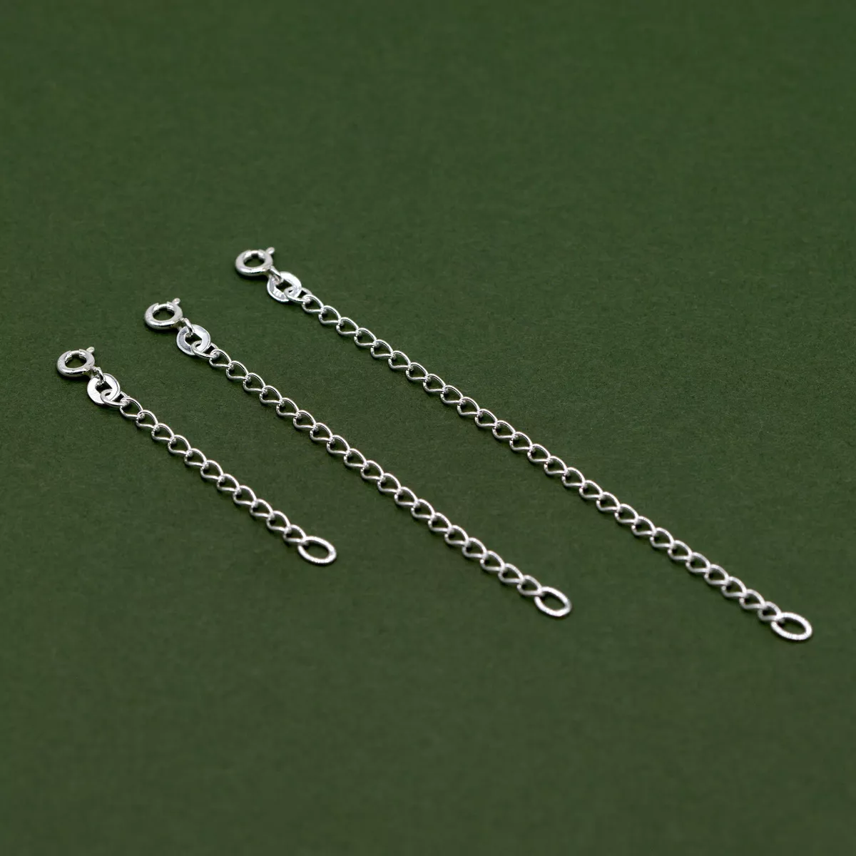 Sterling silver bracelet extender sale