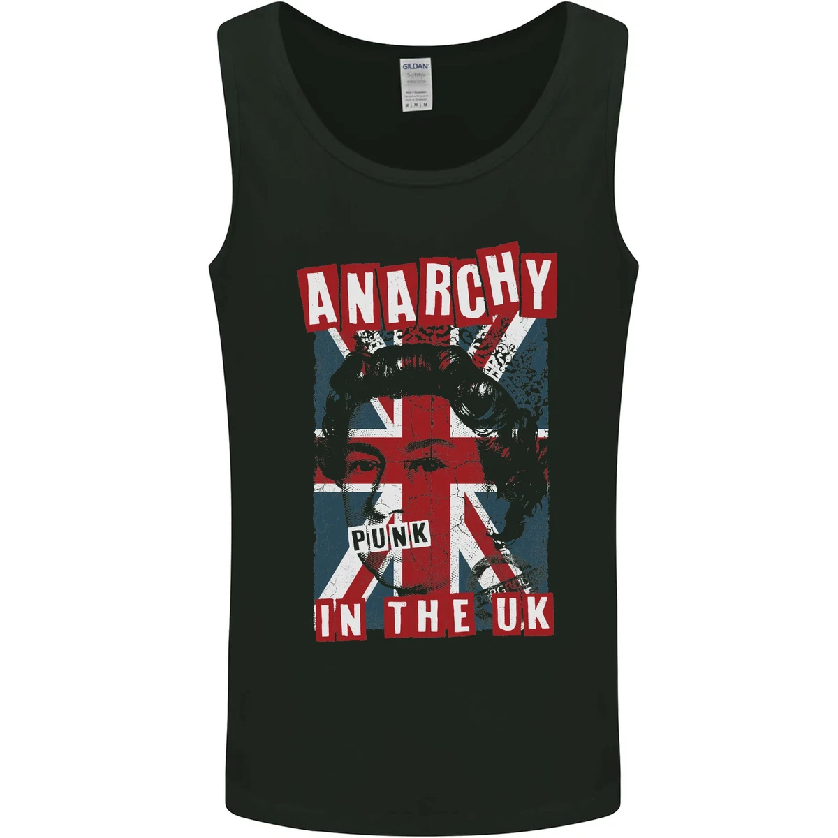 Camiseta De Algodón Con Gráfico Divertido De Punk Rock