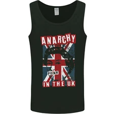 Anarchy in the UK Punk Music Rock Mens Vest Tank Top
