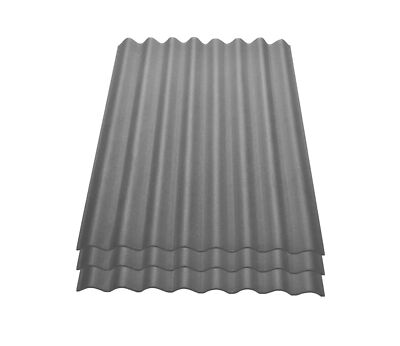 (20.57 /1qm) Onduline Easyline Dachplatte Wandplatte Bitumen Wellplatte 3x0,76m²