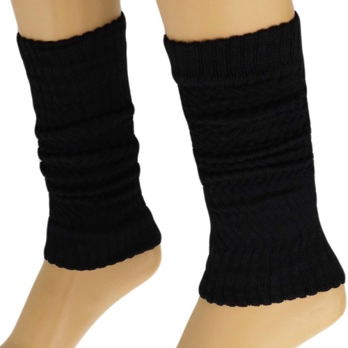 Leg Warmers for Women 80s Style Knitted Knee High - Picture 26 of 138