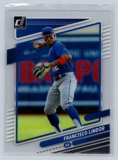 2021 Panini Chronicles Clearly Donruss #4 Francisco Lindor Acetate