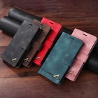 Classic Flip Magnetic PU Leather Stand Lot Card Pocket Case Cover Soft Bumper YT
