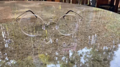 Chanel - Occhiali Da Vista Rotondi - Argento Borgogna - Chanel Eyewear - Foto 9