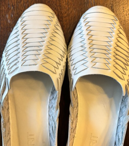 Vintage White Huarache Espirit Sandals, Shoes, 80s, Leather. 6 Wms, NOS With Box - Picture 8 of 14
