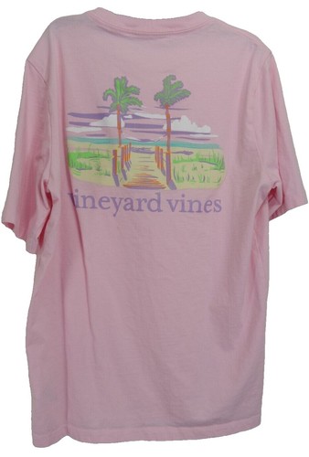T-shirt Fille Vineyard Vins - Blanc, Bleu, Drapeau Et Baleine - Taille M, État Correct