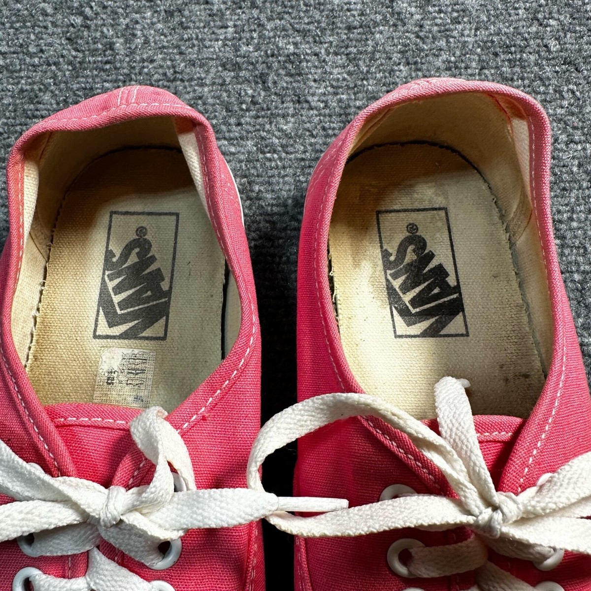 Vans Shoes Mens 7.5 Womens 9 Pink Canvas Lace Up Old Skool 
