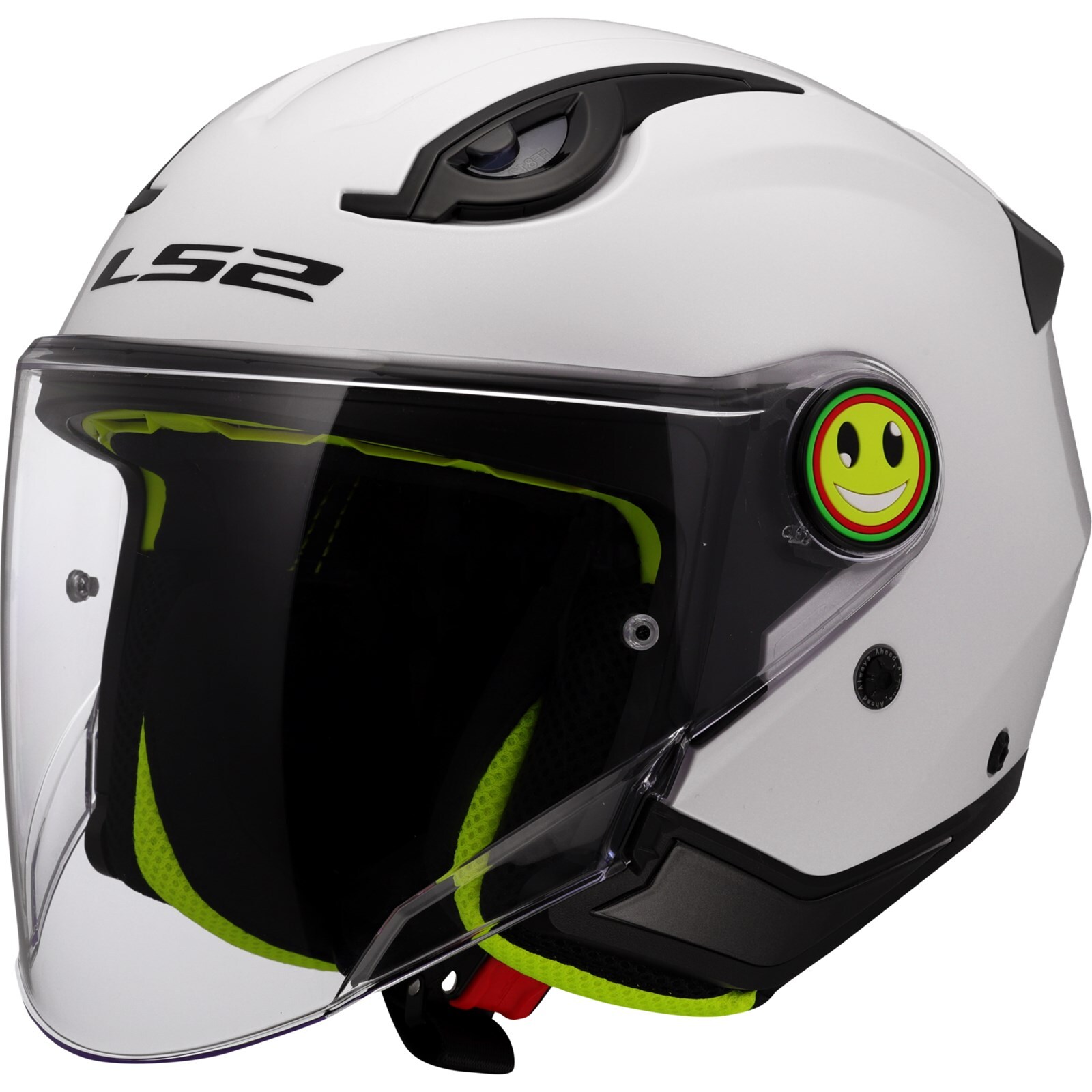 Motorcycle Helmet Children S - LS2 OF622 Funny 2 II Solid - Kinderhelm Jet White