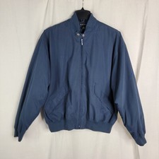 Nike Golf Mens Large Navy Blue Long Sleeve Full Zip Up Jacket