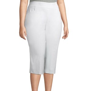 plus size stretch capris