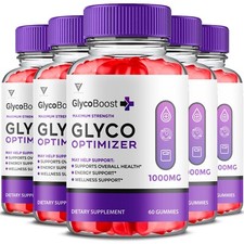  5 Pack GlycoBoost Gummies, GlycoBoost Glycogen Wellness Support 300 Gummies 