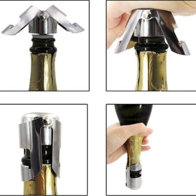 Sektverschluss Wein Flaschenverschluss Champagner Stopfen Vakuum Flaschenstöpsel - Bild 1 von 4
