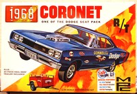 Mpc 975 1968 Dodge Coronet Hardtop W. Trailer Super Bee 1:25
