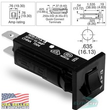 Club Car Circuit Breaker 48 Volt/36 Volt/15 Amp PowerDrive Golf Cart Charger