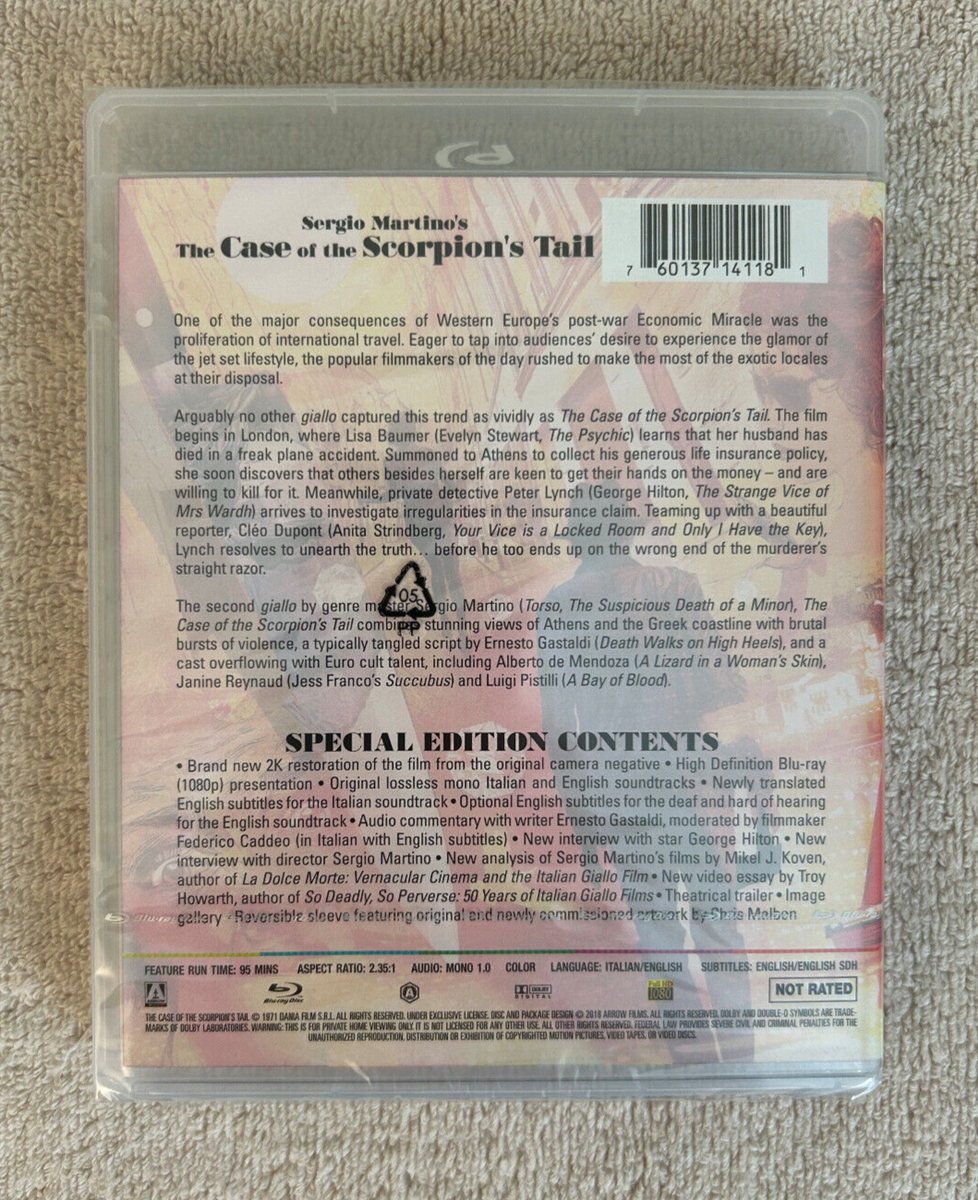 The CACE OF SCOPION TALE サントラ 2LP 帯ポスター付 The Case of the
