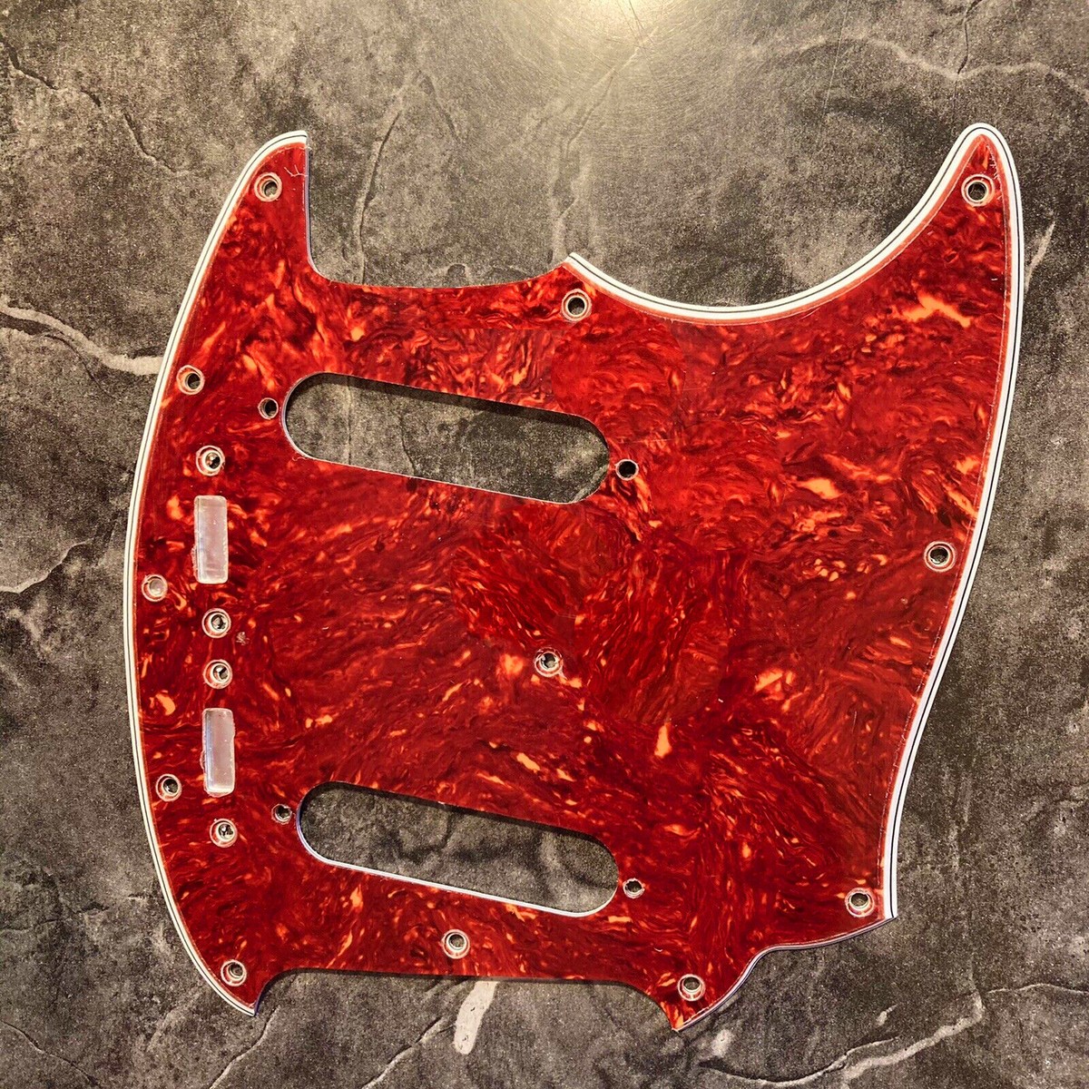 Wide Bevel Celluloid Tortoise Pickguard for Made In Japan Fender