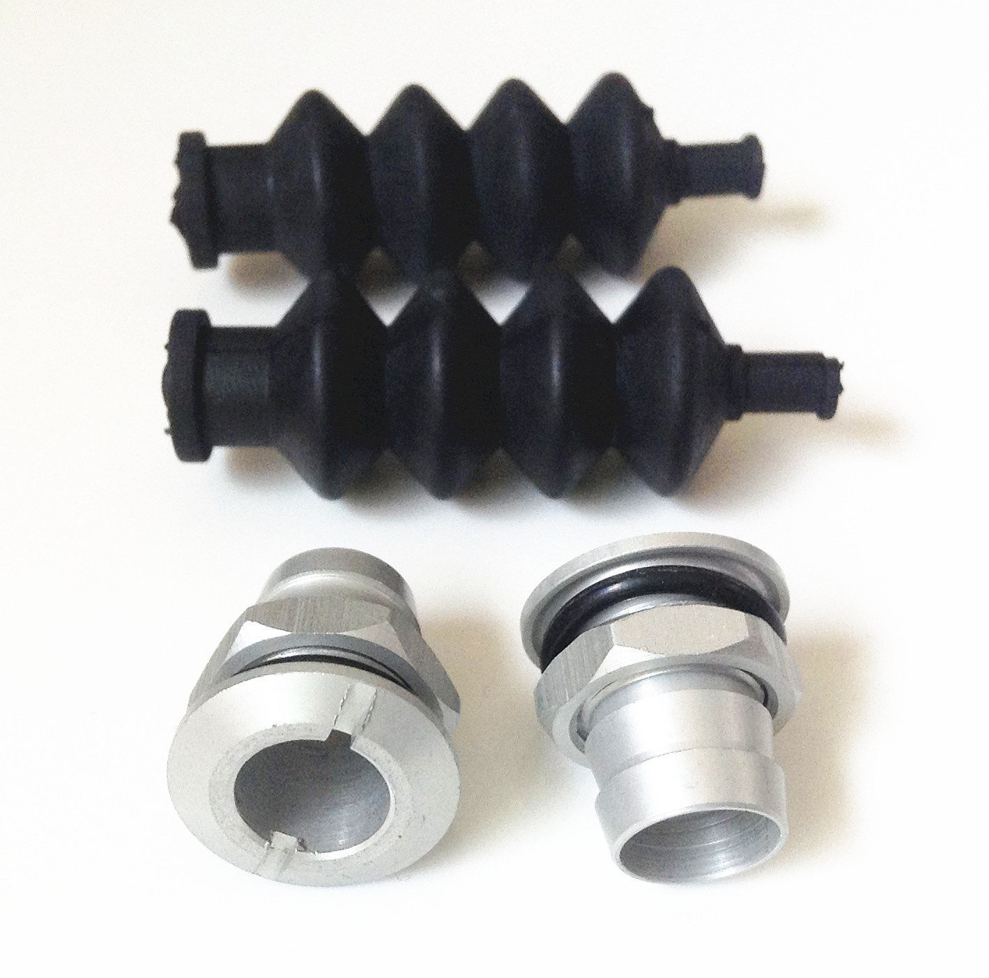 2Pcs Waterproof Push Rod Seals Rubber Bellow 9 or 10mm Aluminum Mount RC Boat eBay