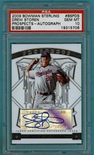 2009 Bowman Sterling Drew Storen Prospects Auto #BSPDS PSA 10! Nationals!