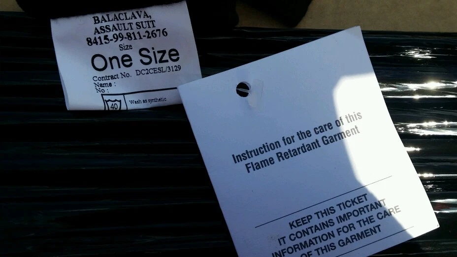 New British Army FR Anti Flash Hood S10 SF10 AR10 Gasmask SAS UKSF Assault Suit - Image 3 of 3