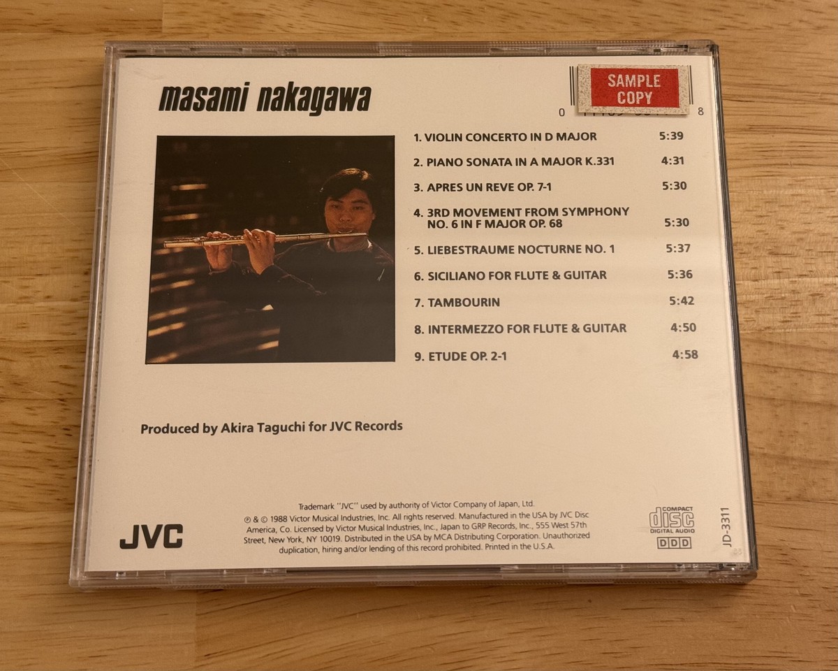 CASE ONLY for Masami Nakagawa Touch of Spring Music CD | eBay